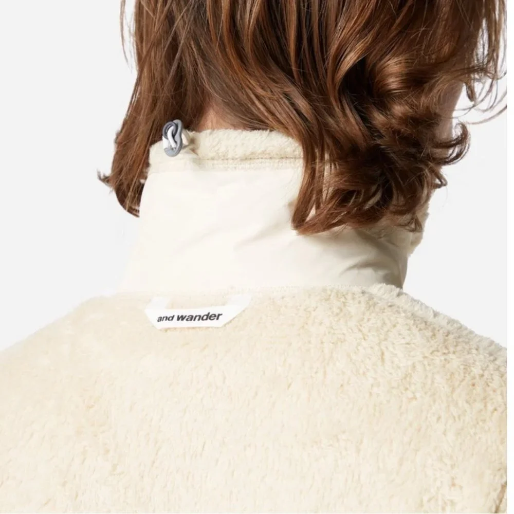 $455! NWT RARE Men's and wander High Loft Fleece Polartec Jacket - Beige - L - Picture 5 of 5
